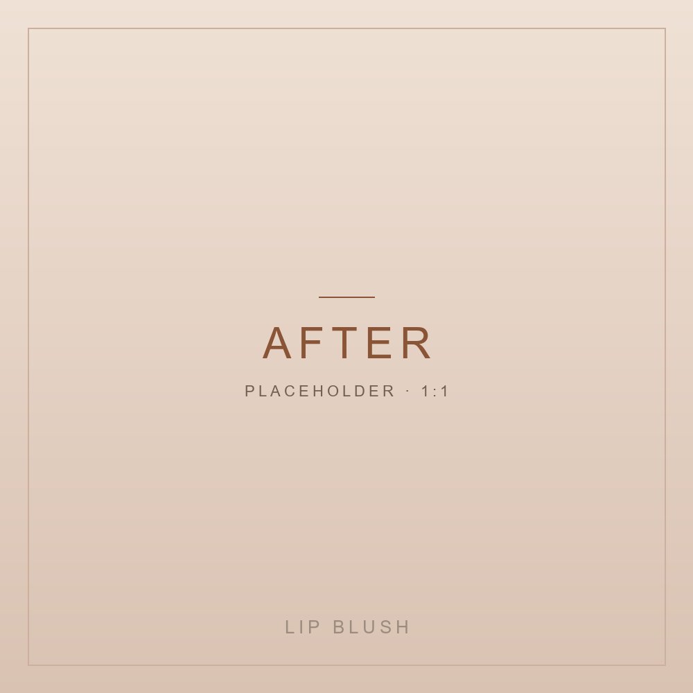 Lip blush: the result after the session
