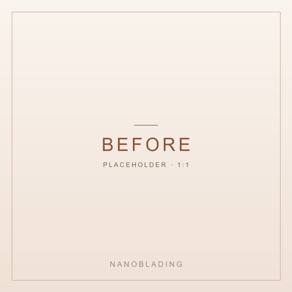 Nanoblading: the brow before the session